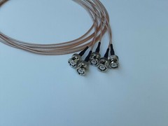 5 Pack of RG-316 BNC Male to SMA Male 50 ohms Coax Low Loss Jumper RF Cable