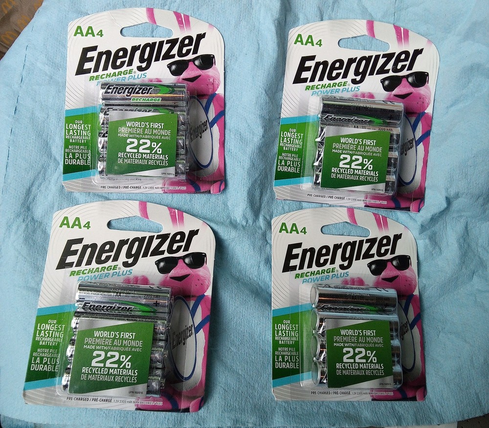 Energizer AA Rechargeable Batteries 4 Packs