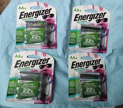 Energizer AA Rechargeable Batteries 4 Packs