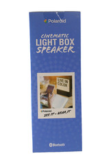 POLAROID Wireless Bluetooth Speaker LED Color-Changing Marquee Sign Light Box!