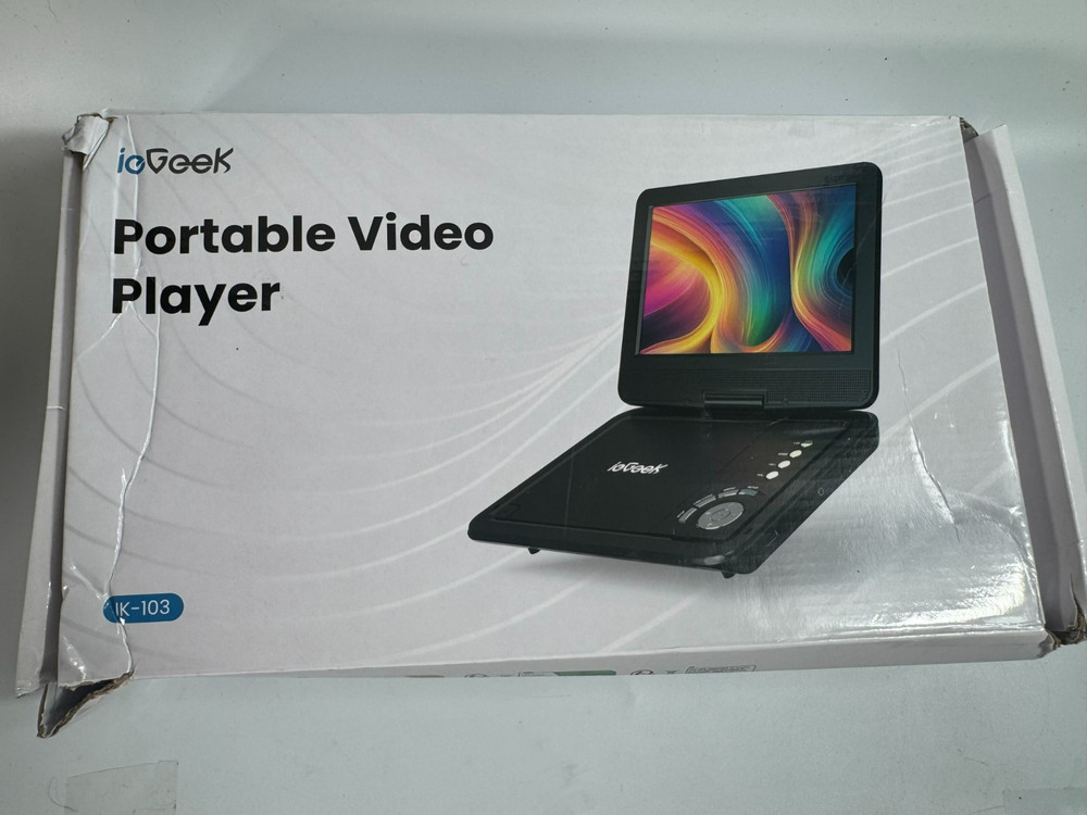 ieGeek Portable DVD Player 12.5″, with 10.5″ HD Swivel Screen, Car Travel