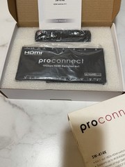 ProConnect SW-414K 4×1 HDMI 2.0 Switch 18G 4K60 HDCP 2.2 RS232 IR