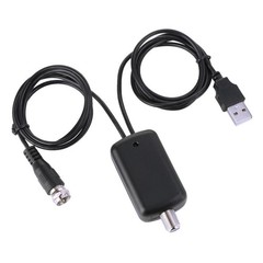 HDTV Antenna Amplifier Signal Booster TV High Gain Channel Boost Indoor BEST 2x