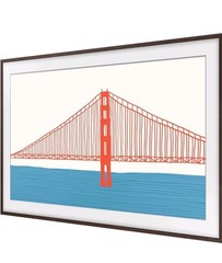 NEW Samsung 65″ The Frame TV Customizable Bezel 2021-2025 Modern Brown