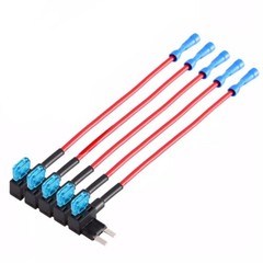 15PCS Fuse TAP Adapter Kit 12V 15 Amp 20Amp Car Add-a-circuit Mini ATM APM Blade