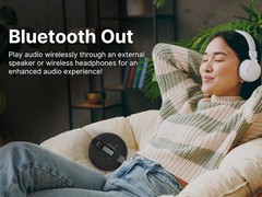 Emerson EPCD-2000 Portable Bluetooth CD Player with FM Radio, Built-in Speaker