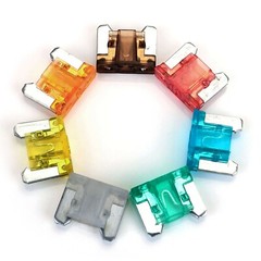 120 pc Low profile Mini Car Fuse Auto Car Motorcycle SUV Fuses Kit APM ATM