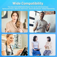 3.5mm External Microphone for Car Radio Stereo GPS Bluetooth Handsfree Audio Mic