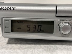 Sony ICF-CD543RM Kitchen Clock Radio Under Cabinet FM/AM Tuner CD Player Tested
