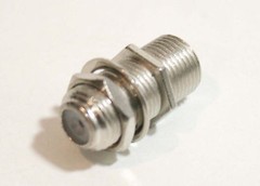 Pack of (5) Coaxial Cable Female Coupler F-Connector F Connector Gender Changer