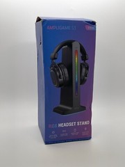 FIFINE Gaming Headset Stand-RGB Headphones Stand Holder PC Computer OPEN BOX