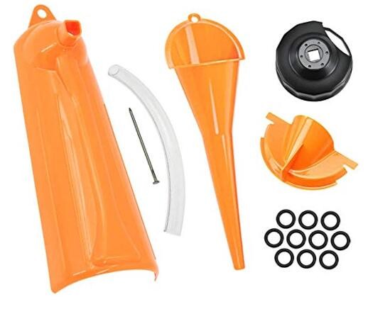 Crankcase Fill Funnel Primary Case Oil Fill Oil Filter Funnel Set with Oil