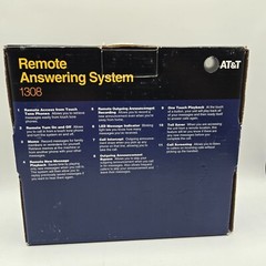 Vintage AT&T Remote Answering System Machine Model 1308 Used in Original Box