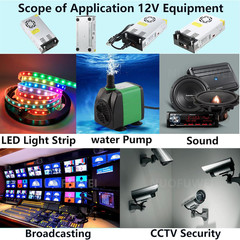 New Version DC 12V 50A 600W Switching Power Supply Adapter 110V AC to 12V DC Co
