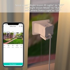 Versatile Angled Window Mount for Wyze Cam V4/V3 – Ideal for Multiple Surfaces