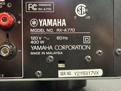 Yamaha RX-A770 A/V Receiver Dolby Atmos DTS:X Bluetooth MusicCast 400W Wifi