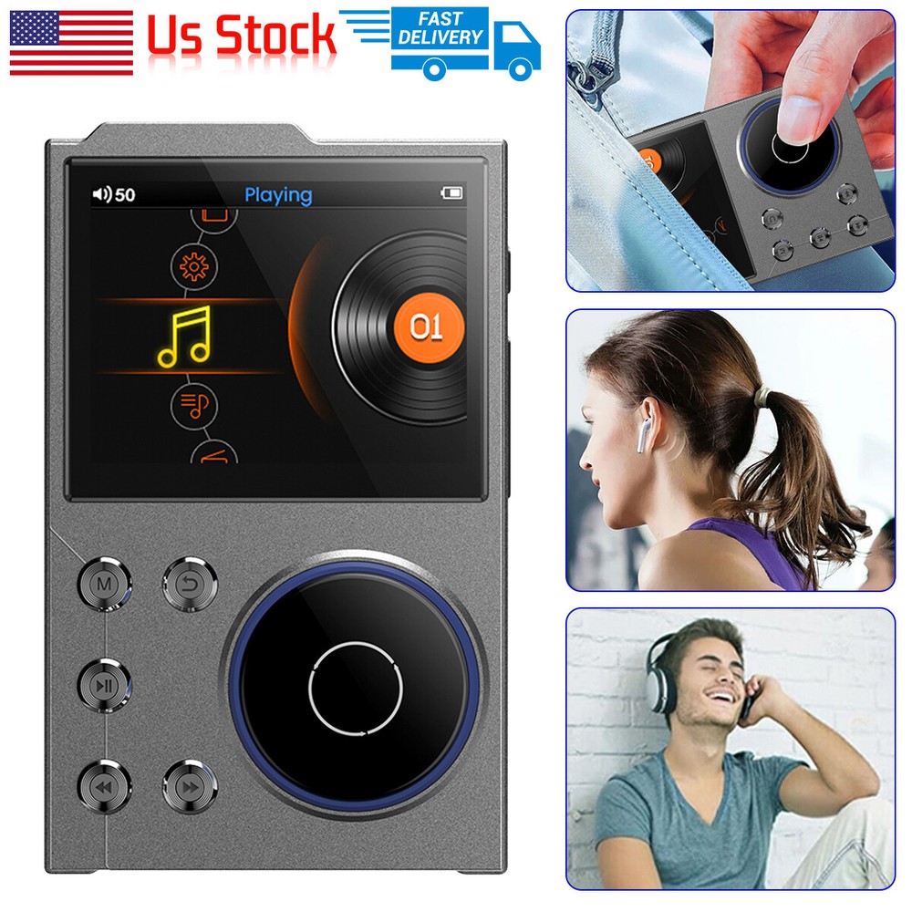 Digital HiFi MP3 Player W/ Bluetooth 5.3 Lossless DSD 256GB High Sound Quality *