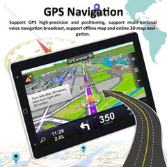 2 Din Android 13.0 Rotatable 10.1″ Carplay Car Stereo Radio Player GPS Navi WIFI