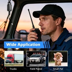 Durable Retractable Microphone Keeper for Truck Drivers – Adjustable & Safe