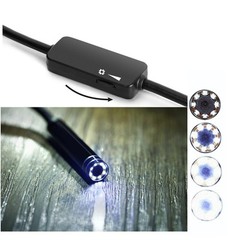 1-3M Android USB / TYPE-C Endoscope Inspection 7mm Camera 6 LED IP67 Waterproof