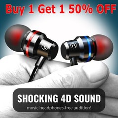 3.5mm HIFI Super Bass Headset In-Ear Earphone Stereo Earbuds Headphone Wired Mic