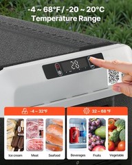 VEVOR 12 Volt Car Refrigerator Portable Freezer 42.3QT Electric Cooler Camping