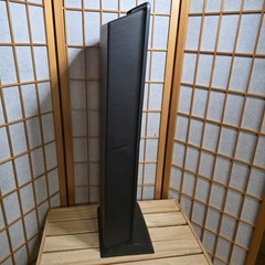 Vtg Fellowes 40 Slot VHS Tape Tower Storage Rack Black Plastic 31″ Organizer