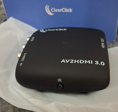 ClearClick AV to HDMI 3.0 Video Upscaler Device AV2HDMI Converter 3rd Generation