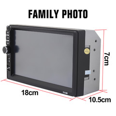 7″ Double Din Touch Screen Apple Android Auto Car Stereo Radio Bluetooth