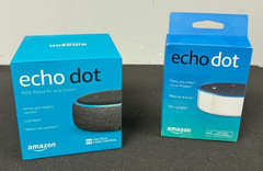 2x Amazon Echo Dot Smart Speaker with Alexa – 1x NIB/1x New Open Box