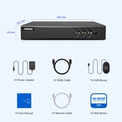 ANNKE 5IN1 5MP Lite 8CH DVR Security Video Recorder for Home Surveillance System