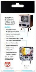 Tinytv 2 Mini Retro TV – 1.14″ Screen, Preloaded & Upload Videos, USB-C Recharge