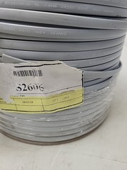1000FT 26AWG 6 Conductor Telephone Phone Line Flat Cable Stranded Wire Silver