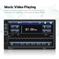 7″ 2 DIN Car Stereo Radio Bluetooth Touch Screen Mirror Link MP5 Player +Camera