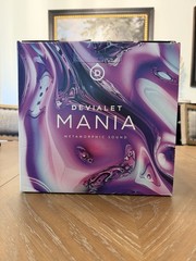 New Open Box Devialet Mania Portable Speaker Deep Black with zippered case