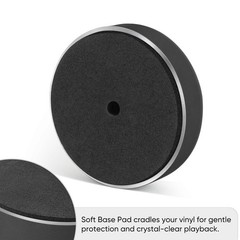 Turntable Record Weight Stabilizer with Aluminum 45 RPM Adapter and Low Profi…