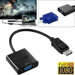 5x Display Port DP to VGA Adapter Cable 1080P for laptop desktop Game Monitor