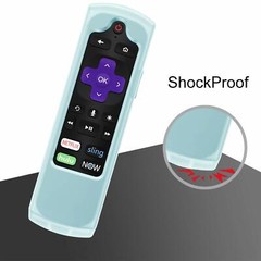 Remote Case For Roku Express 3900/ Express+ 3910 Remote Anti-Slip Silicone Cover