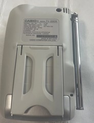Casio TV-890B Mini Hand Held Television Battery Operated w/Pull-Out Antenna