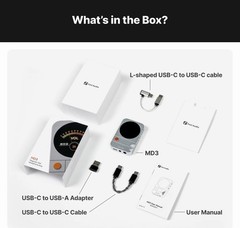 Fosi Audio MD3 MagDAC ES9039Q2M USB DAC Headphone Amp Gadget HiFi Native – Black