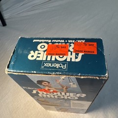 Vintage Pollenex Shower Radio AM FM SR0 New 1986 Water Resistant