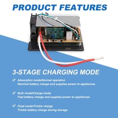 WF-8955-AD-MBA Main Board Assembly 55 Amp RV Converter Replacement Unit WF8955