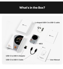 Fosi Audio MD3 MagDAC ES9039Q2M USB DAC Headphone Amp Gadget HiFi Native – Black