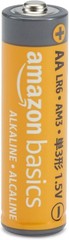 Amazon Basics 20-Pack AA Alkaline Batteries, 1.5 Volt, 10-Year Leak-Free Shelf L