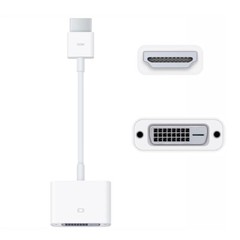 Genuine Apple HDMI to DVI Adapter Cable for MacBook Pro Mac Mini Pro PC&Laptop