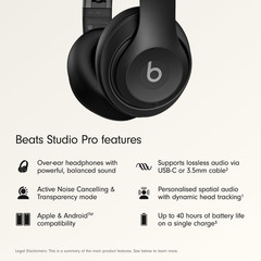 Studio Pro – Premium Wireless Over-Ear Headphones- up to 40-Hour Battery Life, A