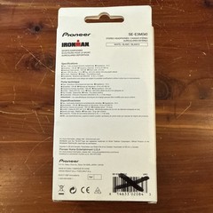 Pioneer Ironman E3 Sports Earphones (SE-E3M) New White