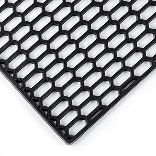 47″x16″ ABS Plastic Universal Car Grill Mesh, Honeycomb 15x20mm Black