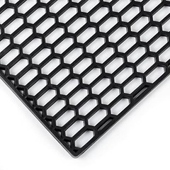 47″x16″ ABS Plastic Universal Car Grill Mesh, Honeycomb 15x20mm Black