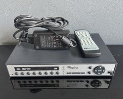 EVERFOCUS 4 Channel Input CCTV DVR DVD Burner 500 GB + Power & Remote Very Clean